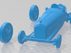 Alfa Romeo Tipo B Monoposto P3 1934 Printable Car Model do druku 3D