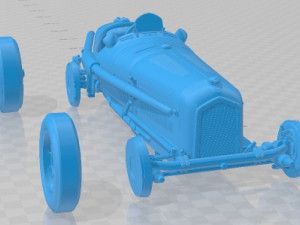 Alfa Romeo Tipo B Monoposto P3 1934 Printable Car Model do druku 3D