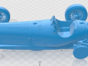 Alfa Romeo Tipo B Monoposto P3 1934 Printable Car Model do druku 3D