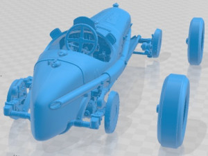 Alfa Romeo Tipo B Monoposto P3 1934 Printable Car Model do druku 3D