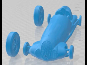 Автомобиль для печати Mercedes Benz W125 1937 года 3D Принт Модель