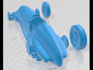 Mercedes Benz W125 1937 Printable Car 3D-printmodel