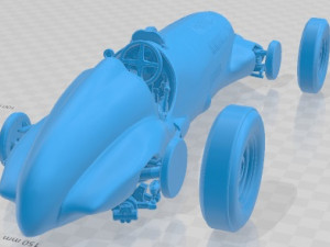 Mercedes Benz W125 1937 Printable Car 3D-printmodel