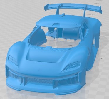 Porsche Mission R 2021 Printable Body Car Modèles 3D en vedette .c4d .max .obj .3ds .fbx .stl .blend 