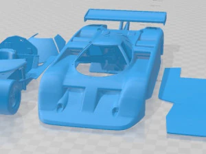 Nissan GTP ZX Turbo 1985 Printable Car 3D Print Model