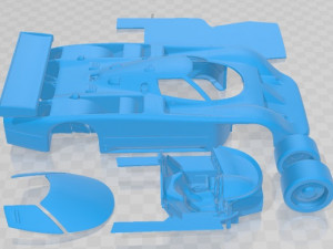 Nissan GTP ZX Turbo 1985 Printable Car Modèles 3D en vedette