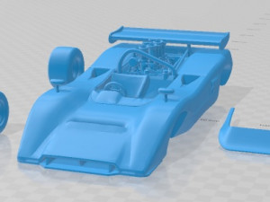 McLaren M8C 1970 Printable Car 3Dプリントモデル