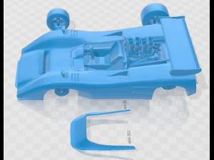 McLaren M8C 1970 Printable Car Model do druku 3D