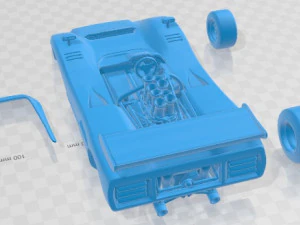 McLaren M8C 1970 Printable Car 3D Print Model