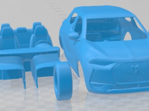 Citroen DS3 Crossback 2018 Printable Car 3D प्रिंट मॉडल