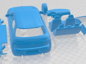 Citroen DS3 Crossback 2018 Printable Car 3D प्रिंट मॉडल