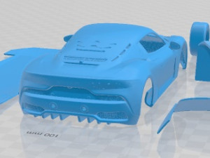 Maserati MC 20 2021 Printable Car Modello di stampa 3D