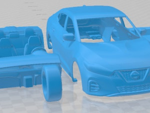 Nissan Maxima 2019 Printable Car 3D Baskı Modeli