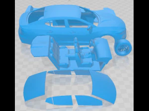 Nissan Maxima 2019 Printable Car 3D Print Model