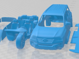 Toyota Fortuner VXR 2019 Printable Car 3D Print Model