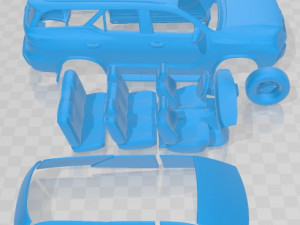 Toyota Fortuner VXR 2019 Printable Car 3D प्रिंट मॉडल