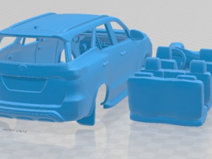 Toyota Fortuner VXR 2019 Printable Car 3D प्रिंट मॉडल