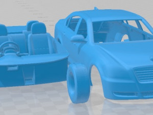 SsangYong Chairman W 2011 Printable Car 3D Print Model