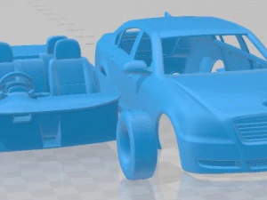 SsangYong Chairman W 2011 Printable Car 3D Print Model