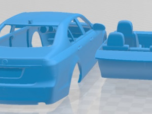SsangYong Chairman W 2011 Printable Car 3D Print Model