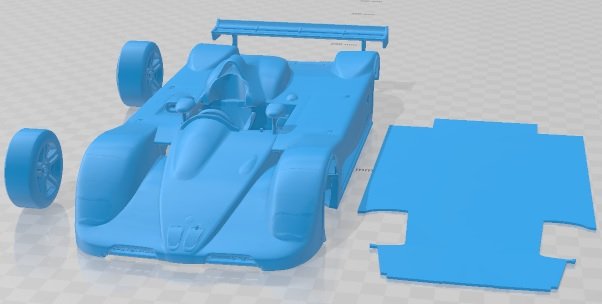 V12 LMR 1999 Printable Car 3D Принт Модель .c4d .max .obj .3ds .fbx .stl .blend 