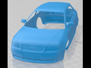 Audi S3 8L 2002 Printable Body Car 3D Print Model