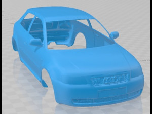 Audi S3 8L 2002 Printable Body Car 3D Print Model