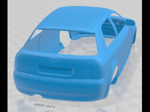 Audi S3 8L 2002 Printable Body Car 3D Print Model
