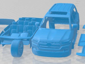 Toyota Land Cruiser 200 2021 Printable Car 3D Print Model
