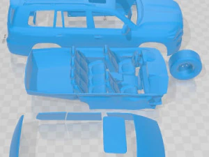 Toyota Land Cruiser 200 2021 Printable Car 3D Print Model