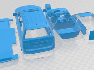 Toyota Land Cruiser 200 2021 Printable Car 3D Baskı Modeli