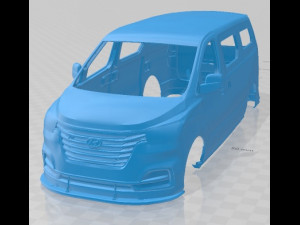 Hyundai iMAX N Drift Bus Printable Body Van 3D Print Model