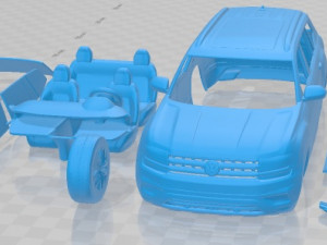 Volkswagen Teramont 2020 Printable Car 3D Print Model