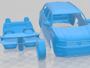 Volkswagen Teramont 2020 Printable Car 3D 打印模型