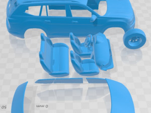 Volkswagen Teramont 2020 Printable Car 3D 打印模型