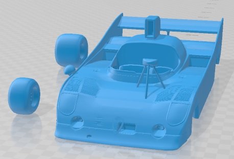 Alfa Romeo T33 TT3 1976 Printable Car Modelo de impresión 3D .c4d .max .obj .3ds .fbx .stl .blend 