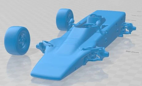 Lotus 56 1968 Printable Car 3D Print Model .c4d .max .obj .3ds .fbx .stl .blend 