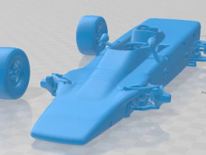 Распечатанный автомобиль Lotus 56 1968 года 3D Принт Модель