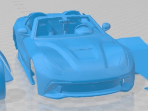 Ferrari F12 TRS Roadster 2014 Printable Car Modelo de impresión 3D