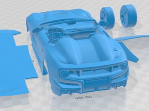 Ferrari F12 TRS Roadster 2014 Printable Car Modelo de impresión 3D