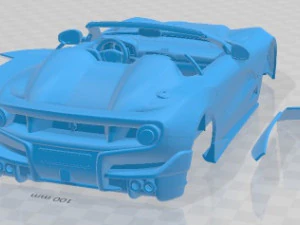 Ferrari F12 TRS Roadster 2014 Printable Car 3D Print Model