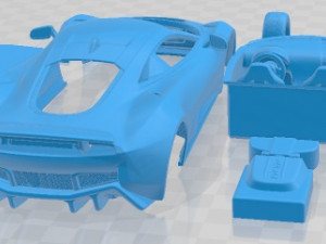 Jaguar C X75 2014 Printable Car Modello di stampa 3D