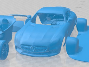 Mercedes Benz AMG GT 2014 Printable Car 3D Print Model