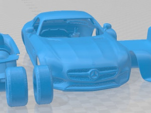 Mercedes Benz AMG GT 2014 Printable Car 3D Print Model