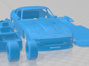 Datsun Mid Night Racing Team ABR S130Z Printable Car 3D Принт Модель