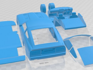 Datsun Mid Night Racing Team ABR S130Z Printable Car 3D Принт Модель