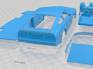 Datsun Mid Night Racing Team ABR S130Z Printable Car 3D Принт Модель