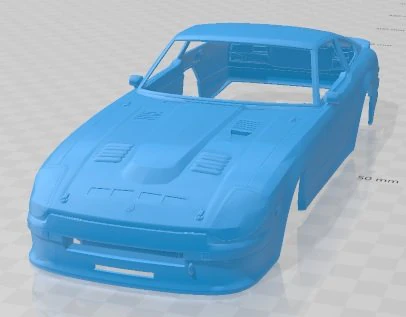 Datsun Mid Night Racing Team ABR S130Z Printable Body Car 3D Print Model .c4d .max .obj .3ds .fbx .stl .blend 