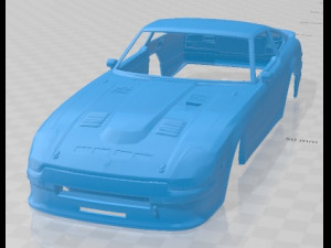 Datsun Mid Night Racing Team ABR S130Z Printable Body Car 3D Print Model