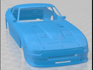 Datsun Mid Night Racing Team ABR S130Z Printable Body Car 3D Print Model